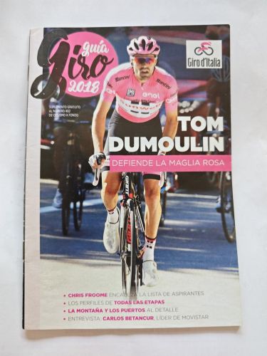 CICLISMO A FONDO GUIA GIRO 2018. POSTER FABIO ARU. PERFECTO ESTADO - tdkc117
