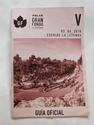 Guia oficial - polar gran fondo la mussara - reus - 2018 - tdkc117