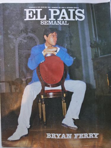 revista el pais semanal - año 1985 - n 432 - bryan ferry - tdkc108