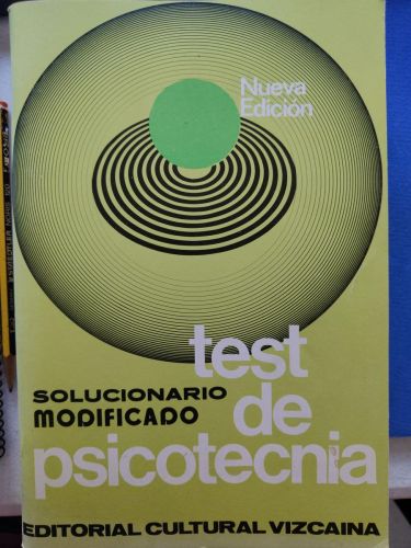 Solucionario Test de Psicotecnia. Nueva Edición