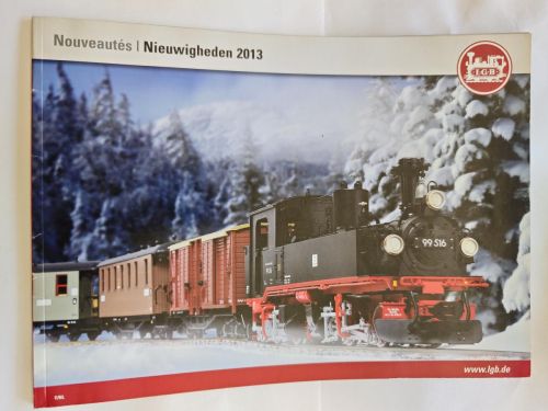 CATALOGO LOCOMOTORAS TRENES LGB NOUVEAUTES ALEMANIA 2013
