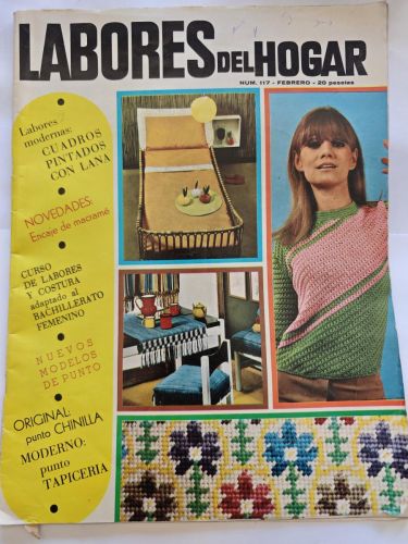 ANTIGUA REVISTA LABORES DEL HOGAR Nº 117 FEBRERO 1968