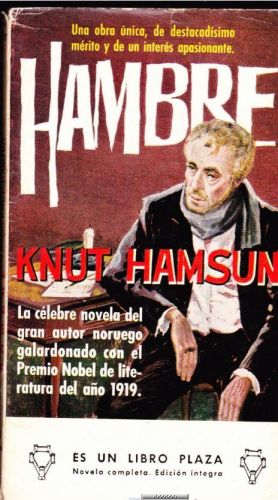 HAMBRE LIBRO PLAZA DE EDICIONES GP BARCELONA . KNUT HAMSUN
