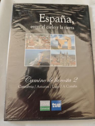 dvd - españa entre el cielo y la tierra - camino de la costa 2 - cantabria- asturias- lugo -a coruña 