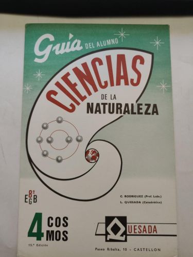 Guía del alumno. Ciencias de la naturaleza. 4 Cosmos. 8º EGB