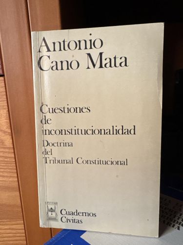 Cuestiones de inconstitucionalidad. Doctrina del Tribunal Constitucional