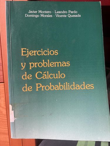 Ejercicios y problemas del cálculo de probabilidades