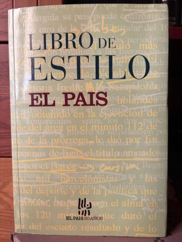 LIBRO DE ESTILO EL PAIS