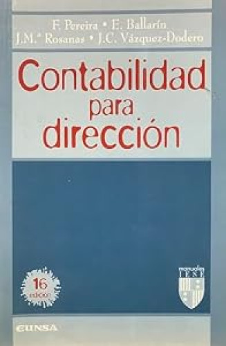 Contabilidad para dirección.
