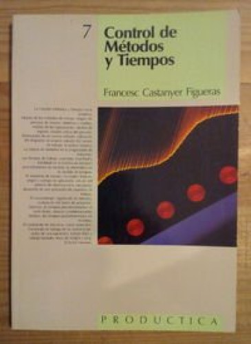 CONTROL DE MÉTODOS Y TIEMPOS