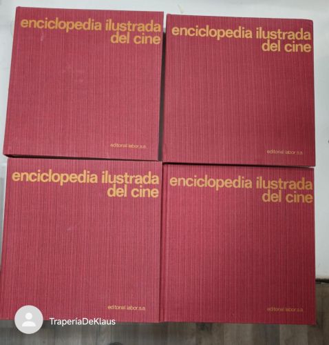 ENCICLOPEDIA ILUSTRADA DEL CINE - EDITORIAL LABOR - 4 VOLÚMENES - tdkpn