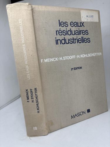Les eaux résiduaires industrielles