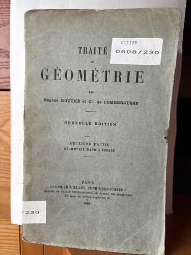 TRAITÉ DE GÉOMÉTRIE