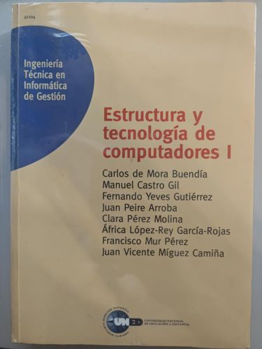 Estructura y tecnología de computadores I.