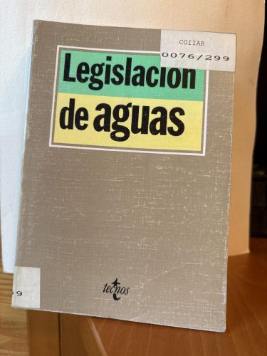 Legislación de aguas