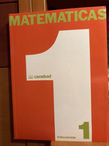 MATEMATICAS. GRADUADO ESCOLAR PRIMER NIVEL EVALUACION 1. CENTRO NACIONAL EDUCACION BASICA A DISTANCIA