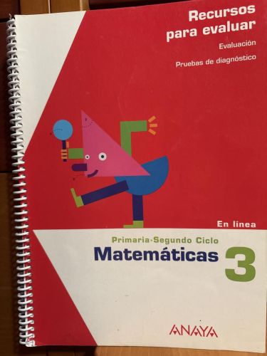 Matemáticas 3. Material para el profesorado. RECURSOS PARA EVALUAR