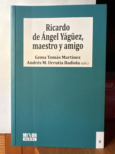 Ricardo de Ángel Yágüez, maestro y amigo