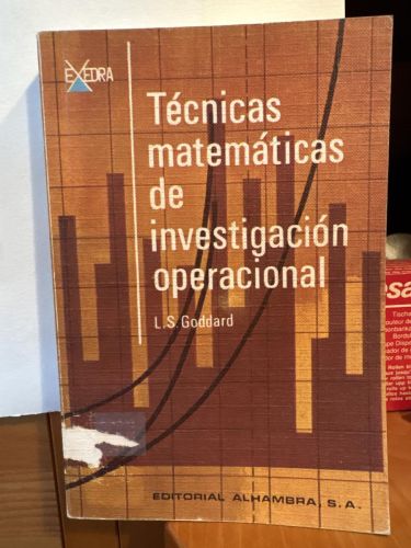 TECNICAS MATEMATICAS DE INVESTIGACION OPERACIONAL