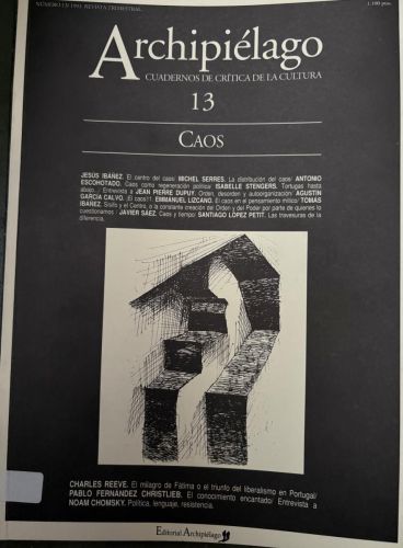 ARCHIPIELAGO. CUADERNOS DE CRITICA DE LA CULTURA. Nº 13. CAOS. 1993