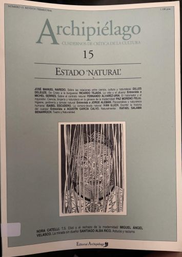 ARCHIPIELAGO. CUADERNOS DE CRITICA DE LA CULTURA. Nº15. 1993. ESTADO 
