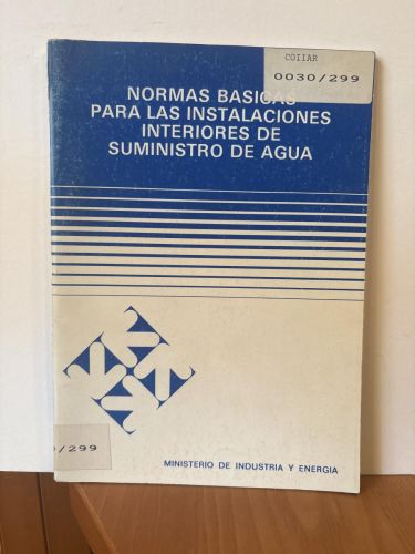 NORMAS BASICAS PARA INSTALACIONES INTERIORES DE SUMINISTRO DE AGUA