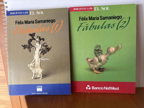 Fábulas DE SAMANIEGO I Y II. COLECCION BIBLIOTECA DE EL SOL Nº61 Y 62