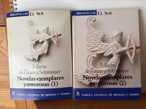Novelas ejemplares y amorosas I Y II. COLECCION BIBLIOTECA DE EL SOL Nº49 Y 50