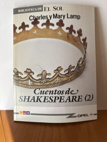Cuentos De SHAKESPEARE (2) COLECCION BIBLIOTECA DE EL SOL Nº47