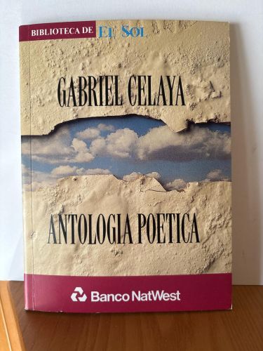 Antología poética. COLECCION BIBLIOTECA DE EL SOL Nº32