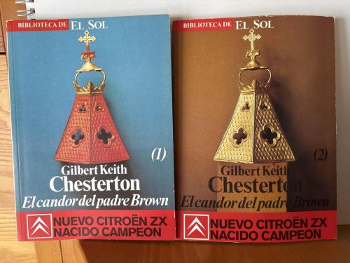 Candor del padre Brown I Y II. COLECCION BIBLIOTECA DE EL SOL Nº43 Y 44