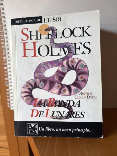 Sherlock Holmes. LA BANDA DE LUNARES. COLECCION BIBLIOTECA DE EL SOL Nº108