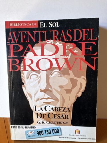 AVENTURAS DEL PADRE BROWN. LA CABEZA DEL CESAR. COLECCION BIBLIOTECA D EL SOL Nº137