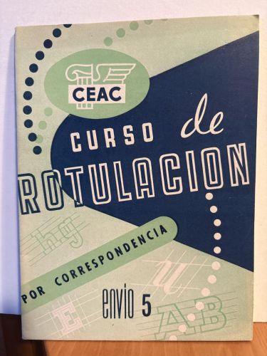 CEAC CURSO DE ROTULACION POR CORRESPONDENCIA ENVÍO 5