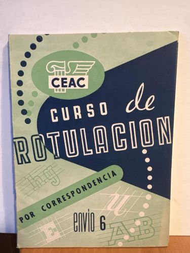 CEAC CURSO DE ROTULACION POR CORRESPONDENCIA ENVÍO 6